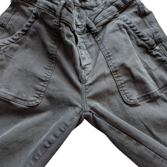 Mavi Ivy Slim Cargo Pants Grunge Y2K 00s Womens 29 Mid-Rise Black Twill Cotton - Picture 9 of 16